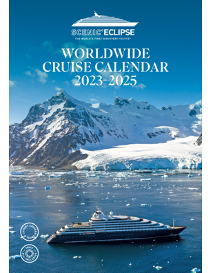 Scenic Eclipse Worldwide Cruise Calendar 2023-2025